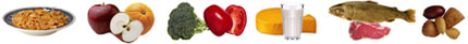 different typs of food